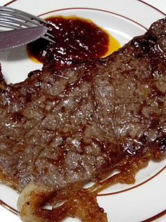 フライパンと魚焼きグリルを使ってステーキ-レシピのメイン写真