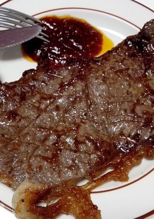 フライパンと魚焼きグリルを使ってステーキ-レシピのメイン写真