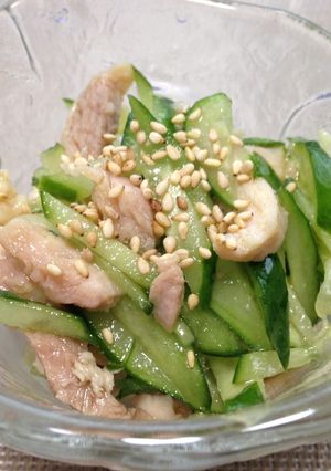 簡単☆鶏とキュウリ和え-レシピのメイン写真
