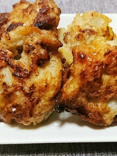 豚こま肉と蓮根とねぎの落とし揚げ-レシピのメイン写真