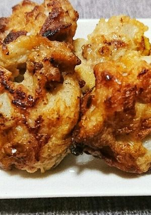 豚こま肉と蓮根とねぎの落とし揚げ-レシピのメイン写真
