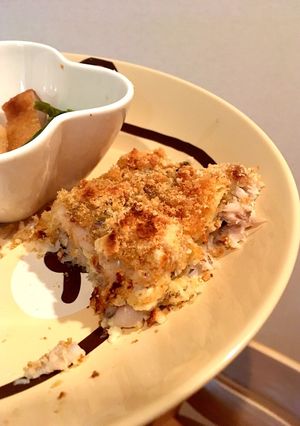 レンジとトースターで☆鯵チーズ重ね焼き！-レシピのメイン写真