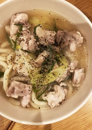 鶏塩うどん-レシピのメイン写真