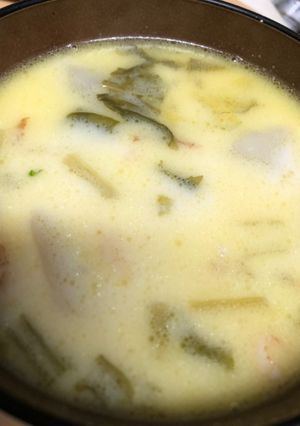 カブとベーコンの洋風味噌汁-レシピのメイン写真