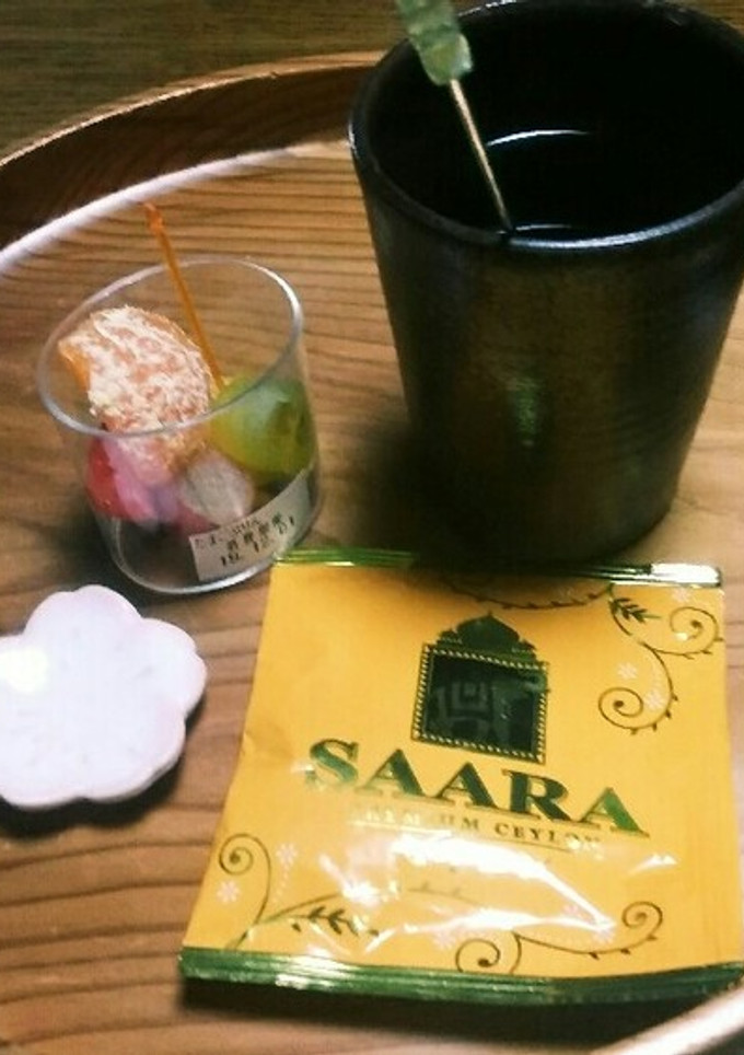 冬❄フルーツを温かい紅茶と一緒に✨☺⛄-レシピのメイン写真