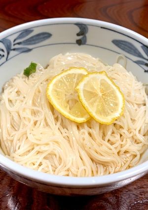 柚子の香りのぶっかけそうめん-レシピのメイン写真