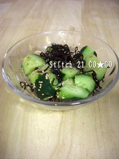 ピリ辛(゜∀゜)キュウリの塩昆布和え❤-レシピのメイン写真