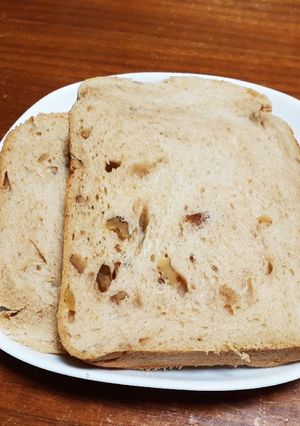 HBで黒糖くるみパン( *´艸)-レシピのメイン写真
