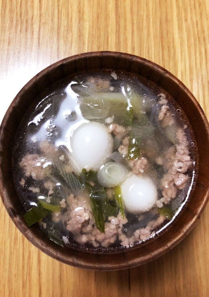 春雨とうずらのスープ-レシピのメイン写真