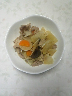 ★根菜&きのこと豚肉の炒め煮★-レシピのメイン写真