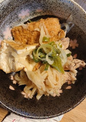 豚肉と切り干し大根厚揚げの煮物-レシピのメイン写真