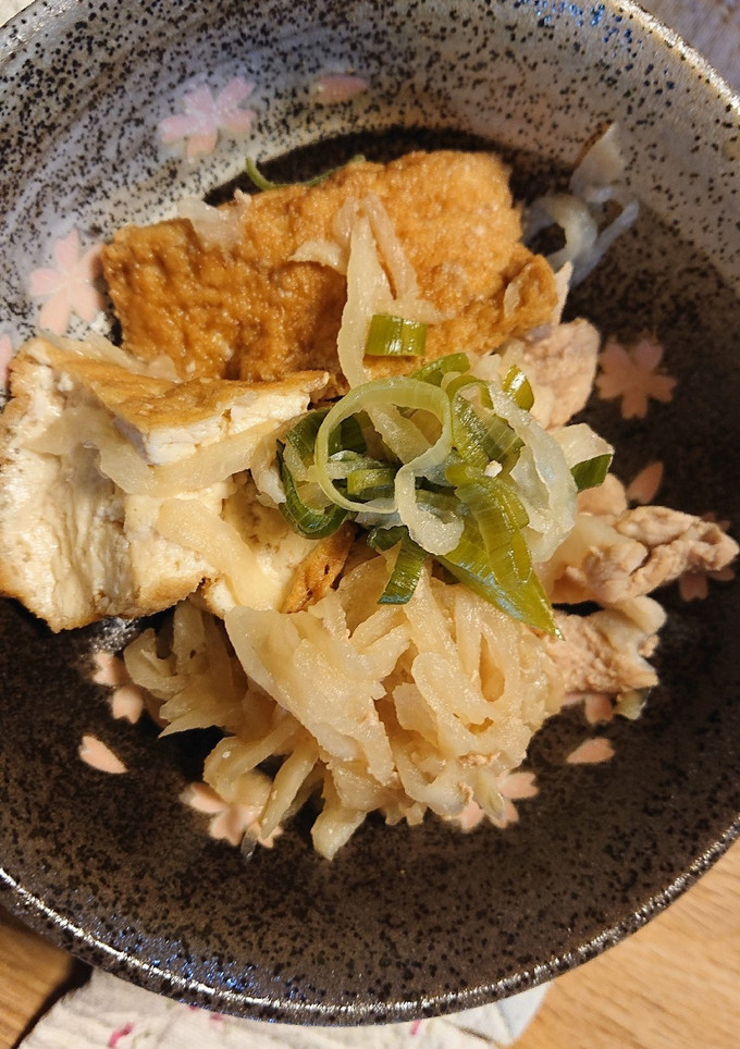 豚肉と切り干し大根厚揚げの煮物-レシピのメイン写真