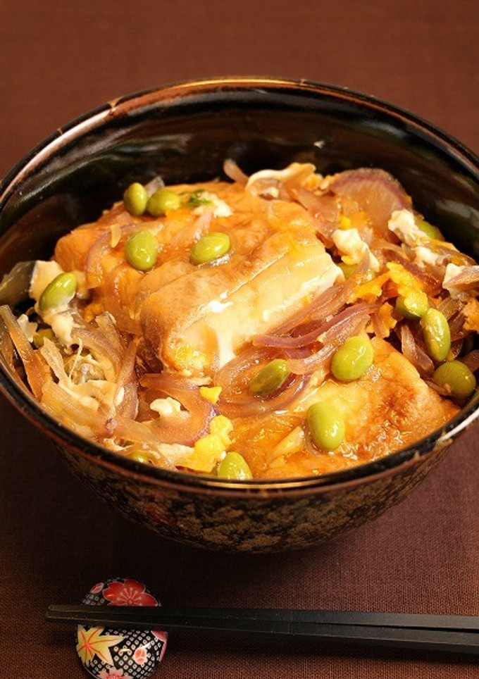 簡単！お揚げはんぺん丼☆とろとろ玉葱-レシピのメイン写真