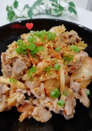 レンジで簡単♡豚キムチ-レシピのメイン写真