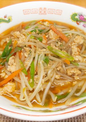 もやしあんかけ醤油ラーメン-レシピのメイン写真
