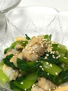 あさりと青菜の辛子和え-レシピのメイン写真
