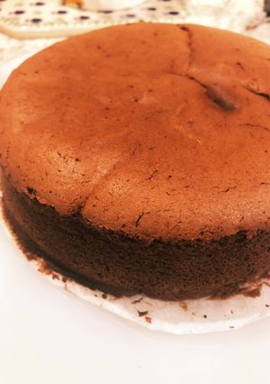 とろけるチョコレートスフレチーズケーキ-レシピのメイン写真