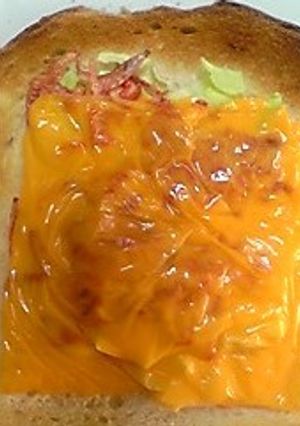 簡単！キャベツと干しエビのチーズトースト-レシピのメイン写真