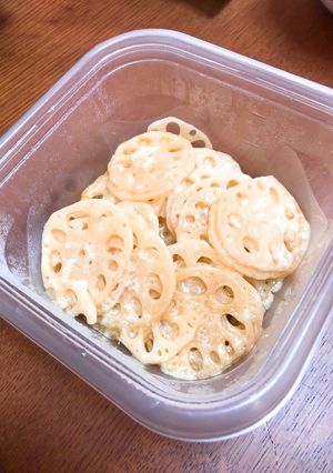 レンジで超簡単！レンコンチーズ焼き☆-レシピのメイン写真