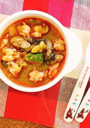 天然の旨味だけで栄養満点♡簡単エビ煮-レシピのメイン写真