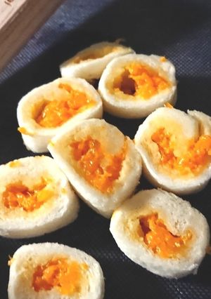 離乳食 みかんのくるくるサンド-レシピのメイン写真