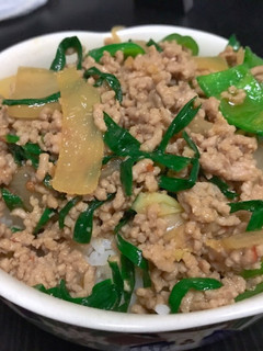 【激ウマ】豚ひき肉のピリ辛味噌いため丼-レシピのメイン写真