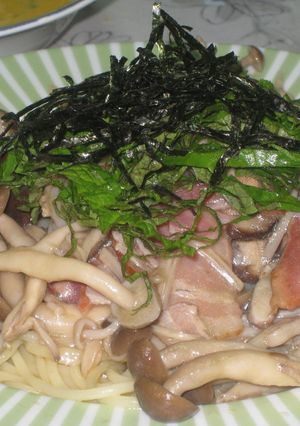 昆布茶で簡単　和風きのこパスタ-レシピのメイン写真