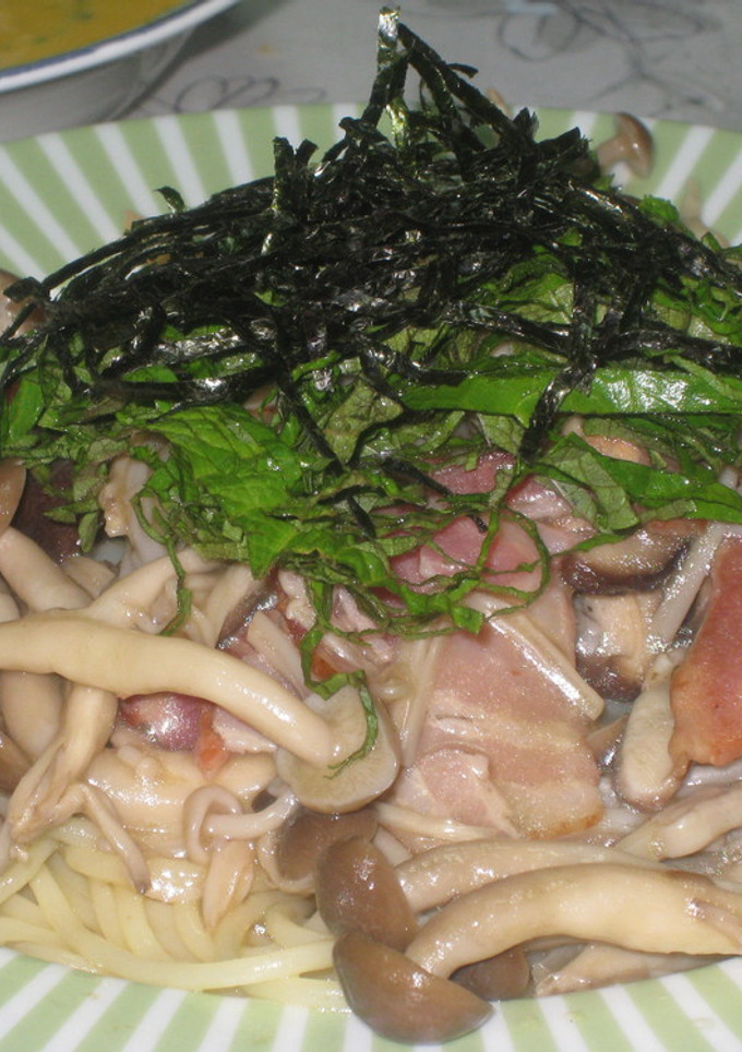 昆布茶で簡単　和風きのこパスタ-レシピのメイン写真