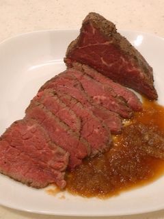 お家で簡単!焼いて湯煎、ローストビーフ!-レシピのメイン写真