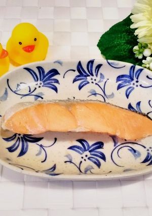 塩鮭は蒸して食べましょう♪-レシピのメイン写真