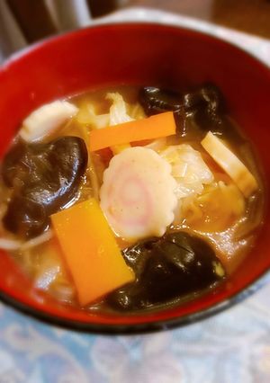 味噌ラーメンのスープ　DE　すーぷ-レシピのメイン写真