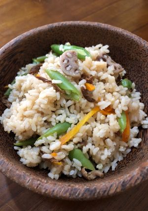 ちらし寿司風炊き込みご飯-レシピのメイン写真