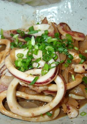 イカのワタ炒め-レシピのメイン写真