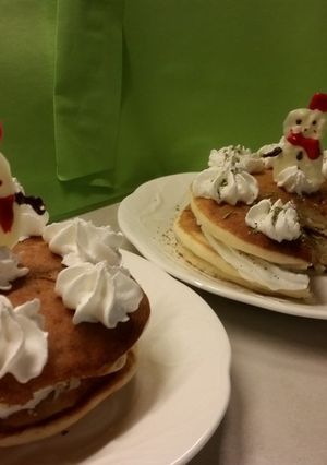 クリスマス⭐どら焼風パンケーキ❗-レシピのメイン写真