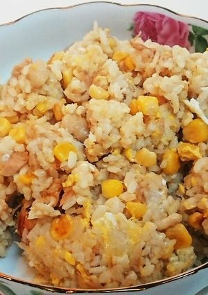 鶏だし親子チャーハン-レシピのメイン写真