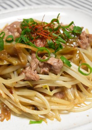 もやしと牛肉のザーサイ炒め-レシピのメイン写真