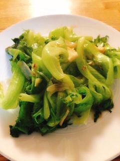 レタスとにんにくの中華炒め-レシピのメイン写真