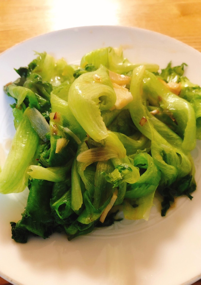 レタスとにんにくの中華炒め-レシピのメイン写真