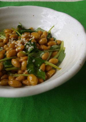 納豆の三つ葉和え-レシピのメイン写真