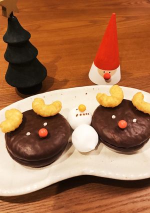 クリスマスに簡単☆チョコパイトナカイ☆-レシピのメイン写真