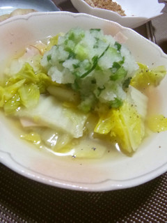 白菜とハムのスープ おろし添え-レシピのメイン写真