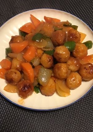 酢豚de肉団子-レシピのメイン写真