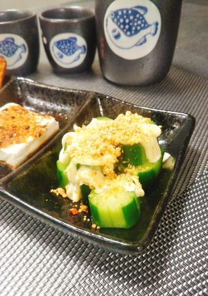 簡単おつまみ①♪えび塩マヨきゅうり♪-レシピのメイン写真