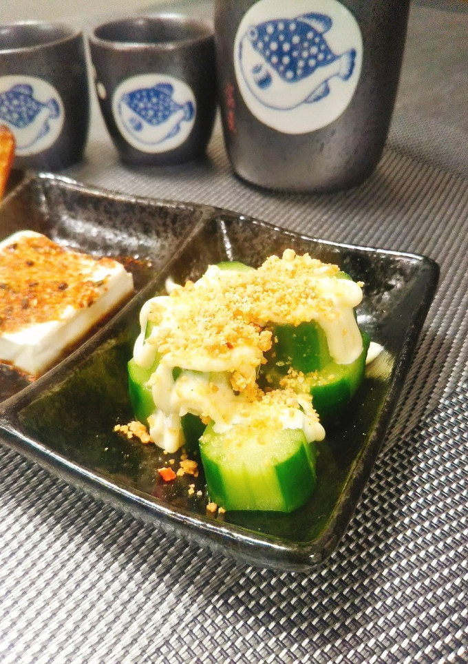 簡単おつまみ①♪えび塩マヨきゅうり♪-レシピのメイン写真