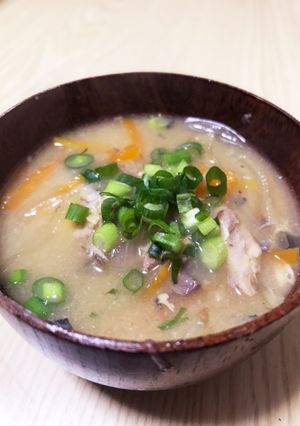 絶品☆サバ缶の味噌汁-レシピのメイン写真