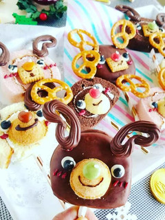 簡単クリスマストナカイポップケーキ♪-レシピのメイン写真