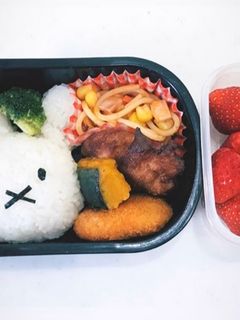 ミッフィー キャラ弁 幼稚園 お弁当-レシピのメイン写真
