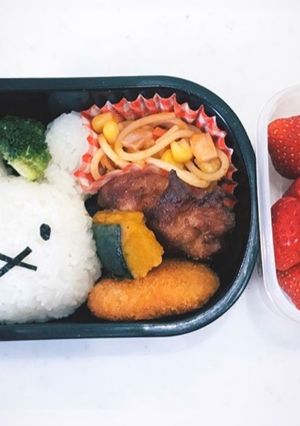 ミッフィー キャラ弁　幼稚園　お弁当-レシピのメイン写真
