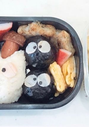 となりのトトロ　キャラ弁　幼稚園弁当-レシピのメイン写真