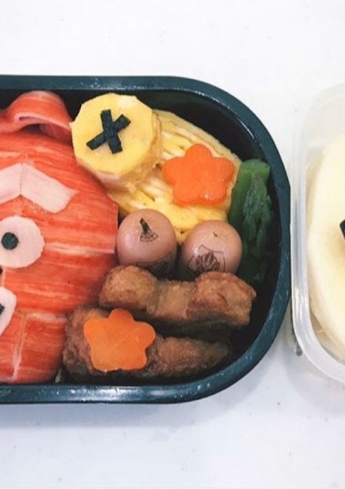 毛玉のゴンジロー　キャラ弁　幼稚園弁当-レシピのメイン写真